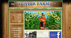 Desktop Screenshot of hunterfamilyfarms.com